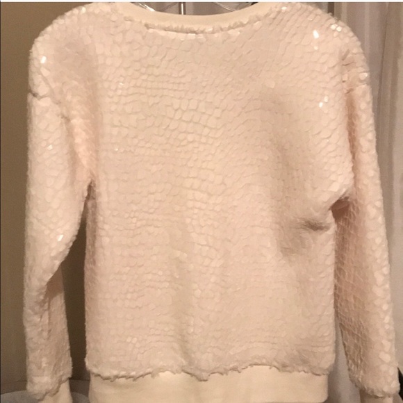 Ann Taylor snakeskin-like crew neck sweater - Picture 2 of 7